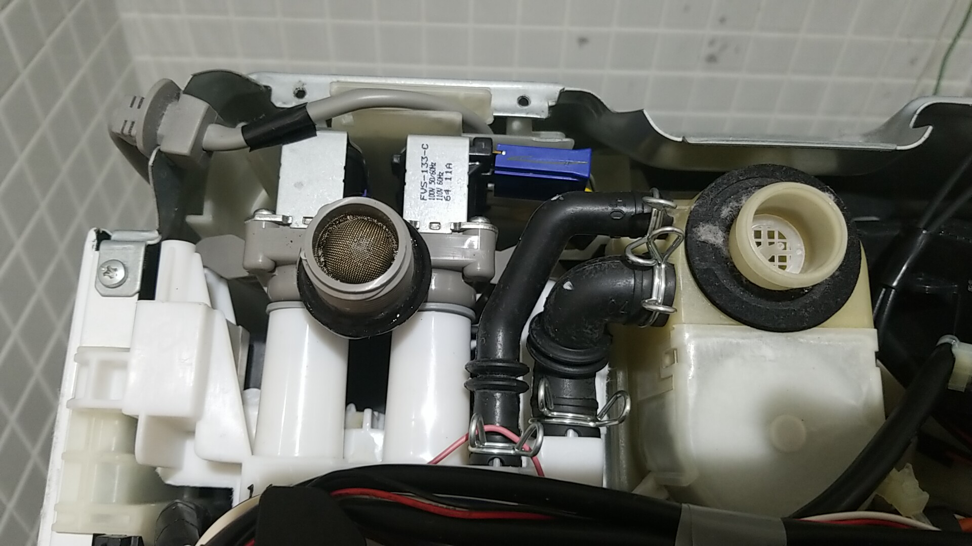 愛知県津島市 パナソニック製ドラム式洗濯乾燥機給水異常修理